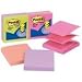 Sweet Pea Pop-Up Note Refill, 3 x 3, Four Colors, 6 90-Sheet Pads/pk