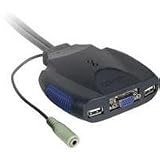 Cables To Go - 52043 - 2-Port VGA and USB Micro KVM with Audio