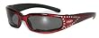 MARILYN-3 FOAM PADDED SUNGLASSES, BLING MOTORCYCLE ATV SPORTS