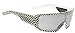 SPY OPTIC TRON SHINY CHECKER WITH GRAY WITH SILVER GRADIENT MIRROR LENS SUNGLASSES SHADES