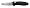 Black/Plain Edge Drop-Point-Silver