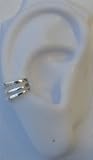 Sterling Silver Left Or Right Three Row Ear Cuff