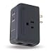 Belkin F9H220-TVL Travel Surge Protector with Hidden Swivel Plug