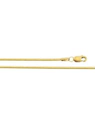 Clevereves 14K Yellow Snake Chain 20 Inch