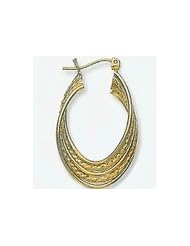 14k Wired Tube Hoop Earrings