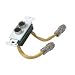 Cables To Go RapidRun Dual DIN Break-Away Wall Plate - Wall plate - 15 pin RapidRun (F) - MUVI connector - white