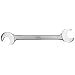 Martin 3723 Forged Alloy Steel 1-1/4" x 1-1/4" Opening 15 and 60 Degree Angle Hydraulic Wrench, 11.50" Overall Length, Chrome Finish