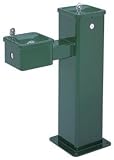 Haws 3500-YELLOW Yellow Pedestal Mounted Standard 3500