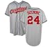 Grady Sizemore Jersey: Cleveland Indians Adult AWAY Grey #24