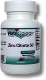 Zinc Citrate 50 mg - 60 - VegCap