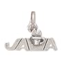 Sterling Silver Cup of Java Charm