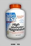 High Absorption Magnesium by Doctors Best (200 mg - 240 Tablets)