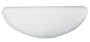 American Fluorescent MES218WEC Metro Wall Sconce, Enclosed White Glass Diffuser, 6-Inches x 17-Inches 18W