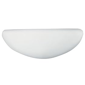 American Fluorescent MES218WEC Metro Wall Sconce, Enclosed White Glass Diffuser, 6-Inches... by American Fluorescent