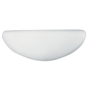 American Fluorescent MES213WEC Metro Wall Sconce, Enclosed White Glass Diffuser, 4-1... by American Fluorescent
