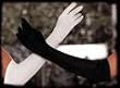 Elegant Satin Spandex Gloves. Great for any Formal, Special, Bridal Occasion, Wedding or Costume