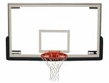 SuperGlass Collegiate Basketball Backboard Package with Slam-Dunk® Pro (sb) Goal and Padding from Spalding