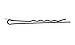 Trimweaver 50-Piece 50mm Brown Metal Bobby Pin with Glue Pad, 2-Inch