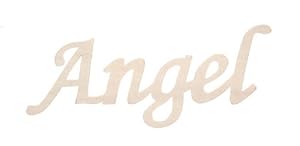 Amazon.com  Darice 911029 Wood Script Word, Angel  Childrens Wood