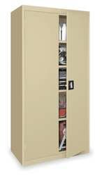Storelogic 1UFF5 Unassembled Storage Cabinet, H 78, W48, D18