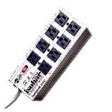 TRIPP LITE ISOTEL8ULTRA Isotel 8 Ultra Strip 8OUTLET 12FT-CORD with Tel 50K-INS Metal