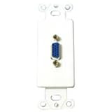 Cables To Go - 37053 - HD15 Decora Wallplate Ivory