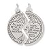 Sterling Silver 2 Piece Mizpah Charm