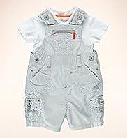 Autograph Pure Cotton Dungaree Outfit