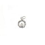 Sterling Silver Charm Irish Claddagh Love & Friendship