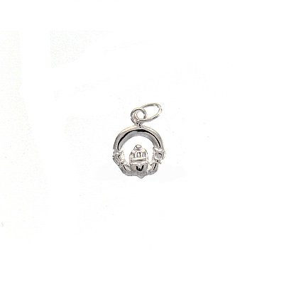 Sterling Silver Charm Irish Claddagh Love & Friendship