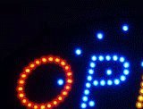 Open Welcome Flashing LED Display Sign Indoor