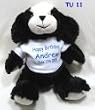 11" Tumbles Black Dog w/ Embroidered eyes