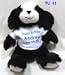 11 Tumbles Black Dog w/ Embroidered eyes