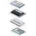San Jamar H2001 Stainless Steel In-Counter Fullfold Classic Napkin Dispenser, 750 Plus Capacity, 7" Width x 19-5/8" Height x 5-1/2" Depth, Satin Stainless