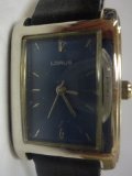 Womens Lorus By Seiko Black Leather Elegant Dress Watch 559