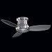  : 52-Inch Hugger Ceiling Fan with Three Blades and Light Kit