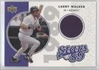 2002 UD Authentics Stars of 89 Jerseys #SLLW - Larry Walker