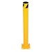 Vestil BOL-42-4.5 Yellow Powder Coat Pipe Safety Bollard, Steel, 4-1/2" OD, 42" Height