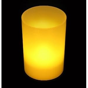 Acolyte LED Tea Light Candle With Flicker In Votive by 