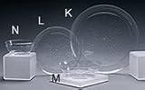 D'Vine 6oz. Clear Plastic Scroll Bowls 20ct.