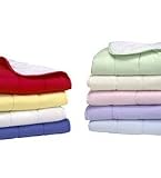 American Baby Company (ABC) Quilted Crib Blanket Red