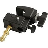 Adorama Pro Clamp with Reversible Mounting Stud. 1/4 x 20 and 3/8 Screw Threads.