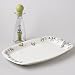 Pfaltzgraff Grapevine Stoneware Barbecue Tray & Basting Bottle Set