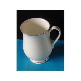 Dandyline China Mugs Tulip White/Platinum