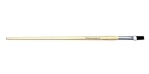 Charles Leonard Inc. Easel Flat Brushes, 0.50 Inch, Black Bristle, 1 Dozen (73550)