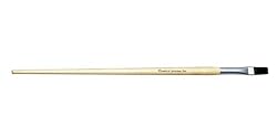 Charles Leonard Inc. Easel Flat Brushes, 0.50 Inch, Black Bristle, 1 Dozen (73550)