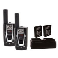 Cobra CXR800 Gmrs/Frs 2-Way  Rechargeable Radio with Hands Free Operation (Twin Pack)