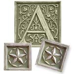 Initial Letter and Stars Accent Wall Plaque Set