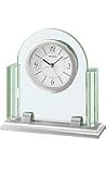 Seiko Clocks Desk & Table Glass Alarm clock #QHE058SLH