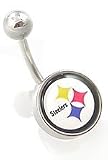 Pittsburg Steelers Officially Licensed belly button ring